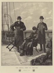 La visite royale en Irlande, avril 1885